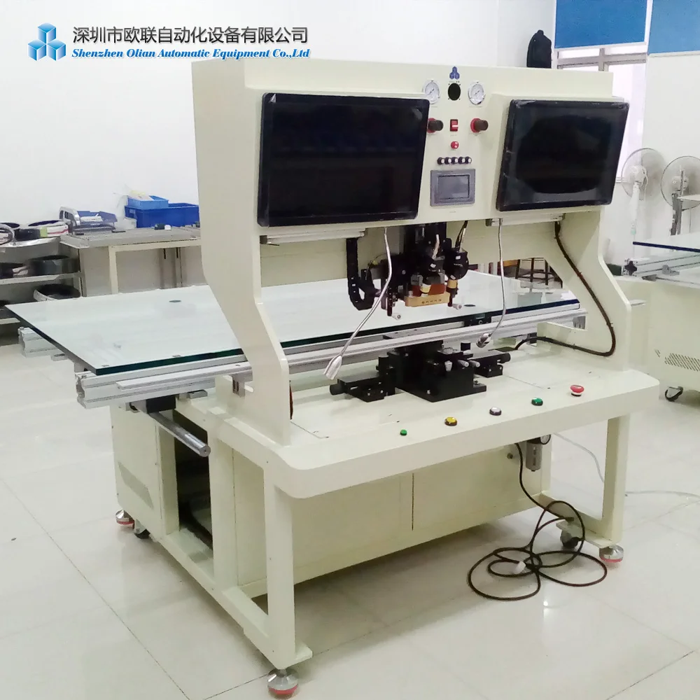  Одиночная станция 4CCD lcd ремонтная машина импульсный термопресс COF/TAB/FPC/PCB/ACF склеивающая