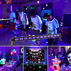 9x3w wall wash led uv black light bar for Halloween decorate