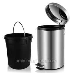 Stainless Steel Foot Pedal Dustbin