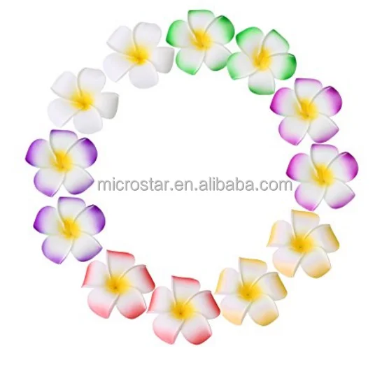 Hawaiian Luau Hibiscus Hawaii Plumeria Flower Clips Bridal Wedding Party Beach Decorations Supplies