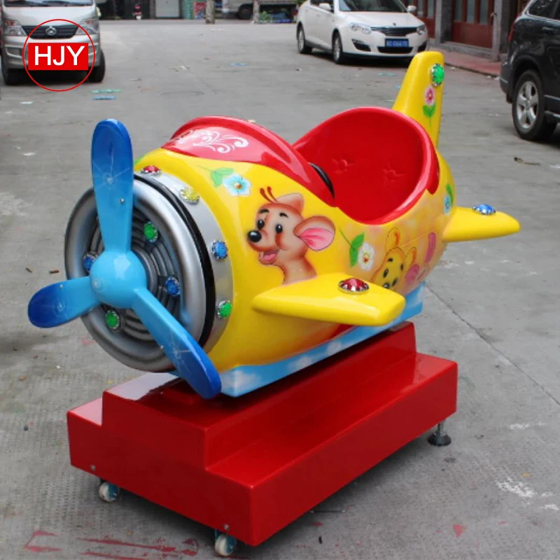 coin operated kids happy train ride on car small kiddie ride swing machine sale