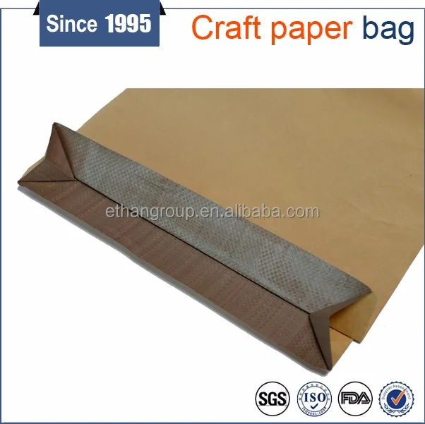 2024 1kg 2kg 5kg 10kg 9kg Charcoal Carbon Brown White Kraft Paper Laminated Pp Woven Bag for Feed,Powder,Frozen Fish,Chemical