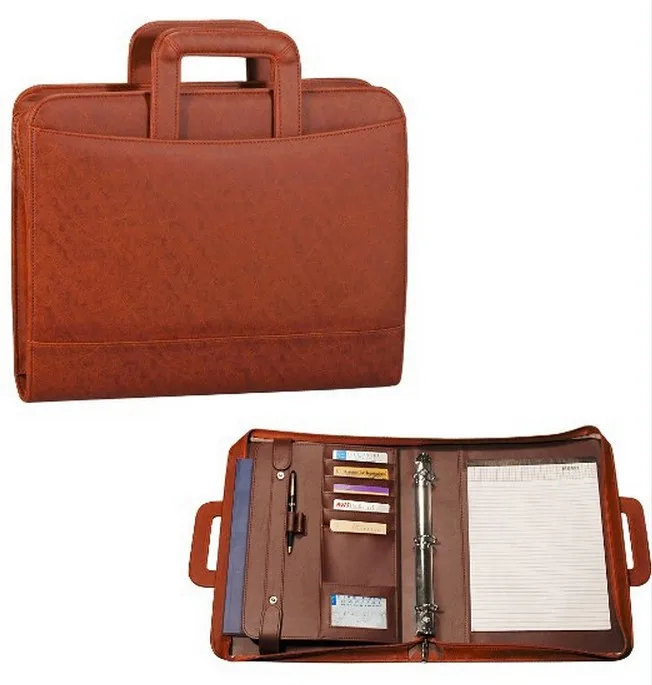 High quality leather case /portfolio/ briefcase for men