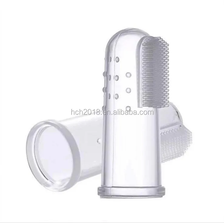 
 Силиконовая зубная щетка для детей  