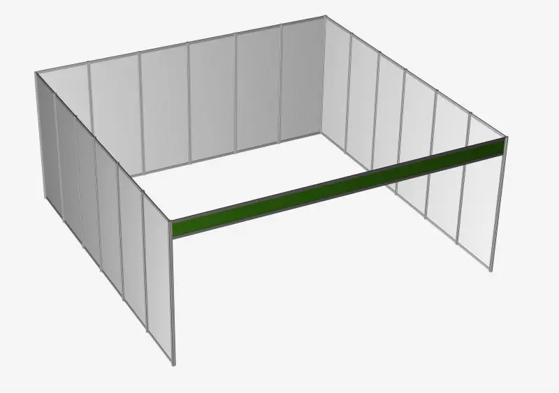 Современный и мода 6 x 6 алюминиевый выставочного стенда система Octanorm