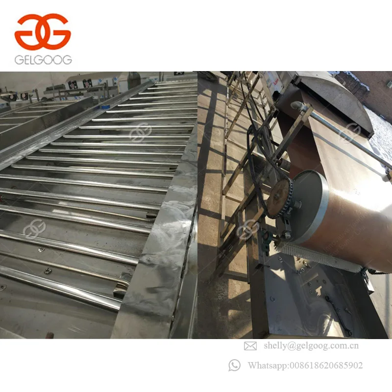 Industrial Pasta Sweet Potato Starch Sheet Liangpi Jelly Bean Maker Steamer Round Cold Noodle Making Machine