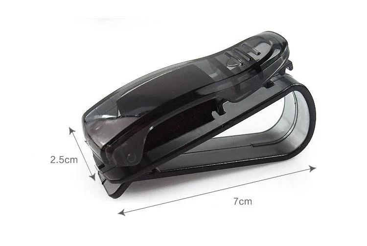 Plastic Auto car vehicle sun visor sunglasses holder portable car Eyeglasses glasses Ticket Holder clip