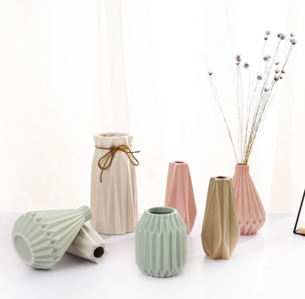 China produce elegant cheap small flower magic vase ceramic for wedding