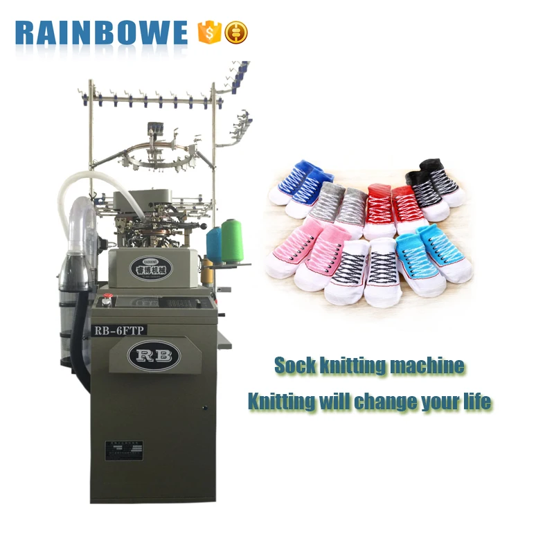 Winter Socks Weaving Machines Automatic Computerized Jacquard for Making Socks Spare Parts Provided 1 YEAR Online Support Retail