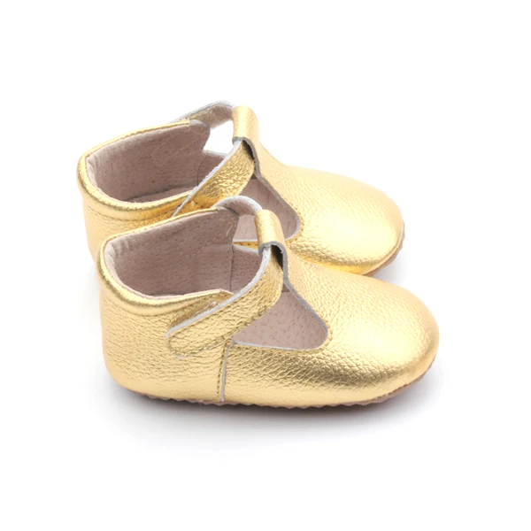 2021 Genuine Leather Baby Soft sole leather Baby shoes walking Tbar shoes