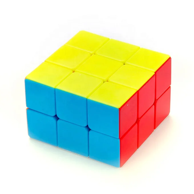 Wholesale Customized Good Quality 2x3x3 toy plastic stickerless puzzle game kids cube
