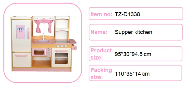 Top quality Wooden kitchen furniture toy set