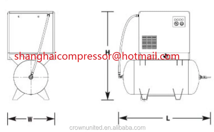 R5IU-A8, Ingersoll Rand 5.5-11kw Rotary screw compressor, 8barg, 0.78m3/min