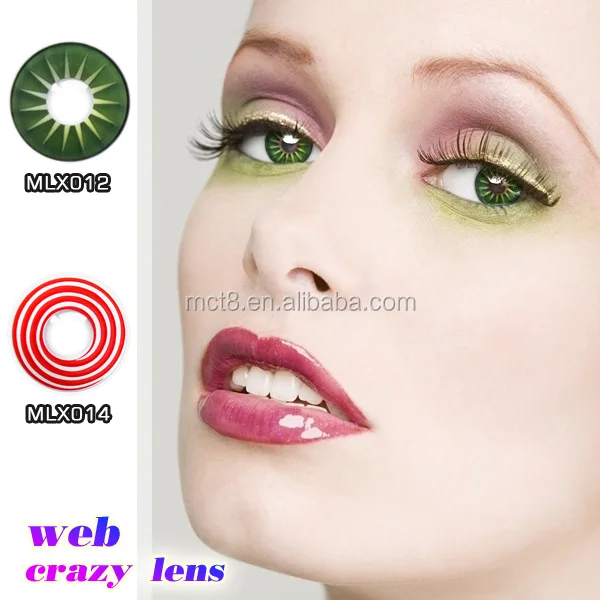Wholesale cosplay eyewear big size halloween magic crazy contact lenses