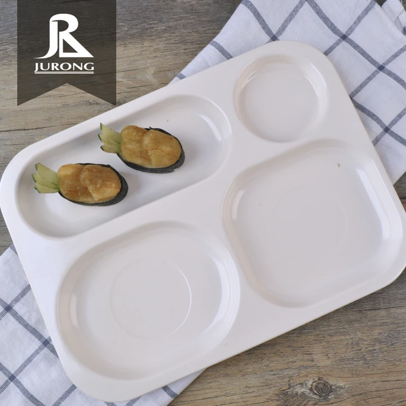 NSF Certification wholesale unbreakable plastic ware school restaurant food tray for children