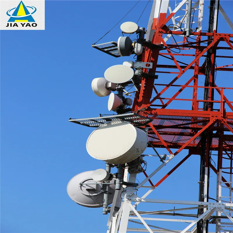 4 ноги радио gsm 4g беспроводная антенна микроволновый радар угол стальная коммуникационная башня