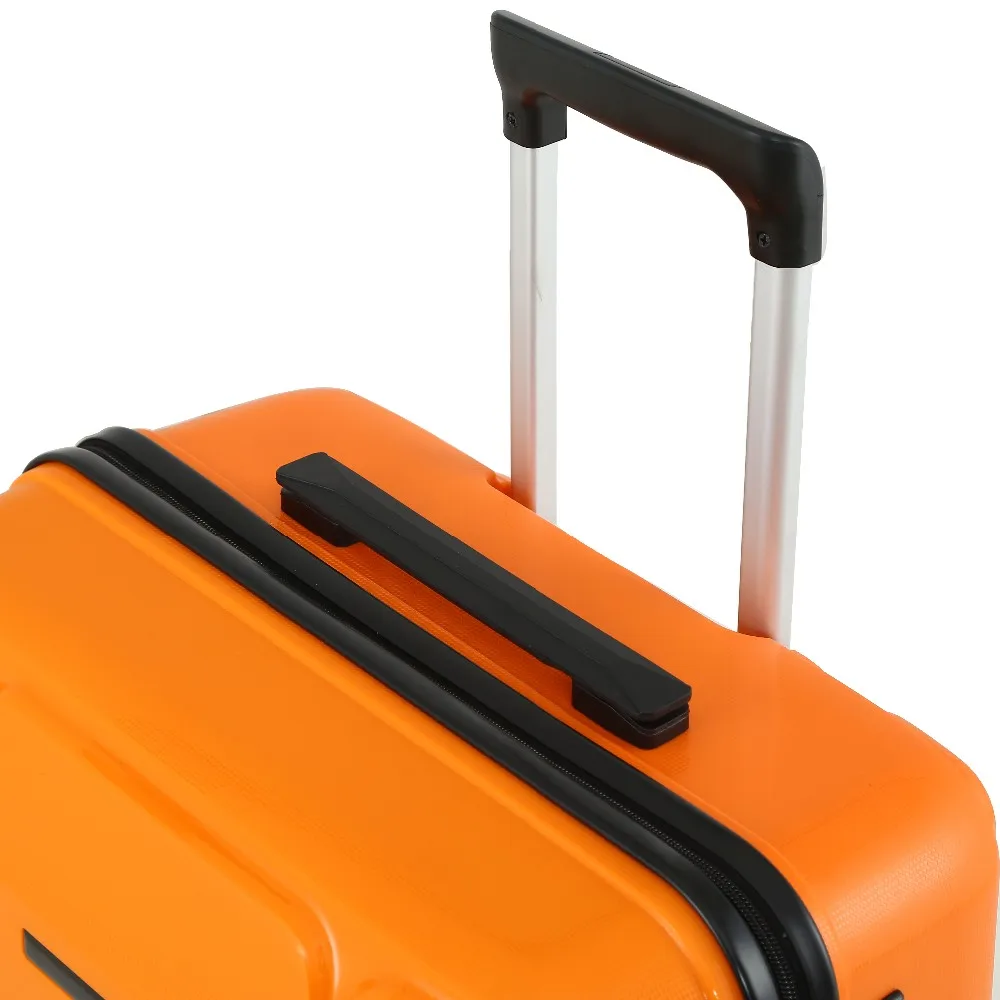 
Flexible wheel plastic luggage business trolley luggage valise new pp 
