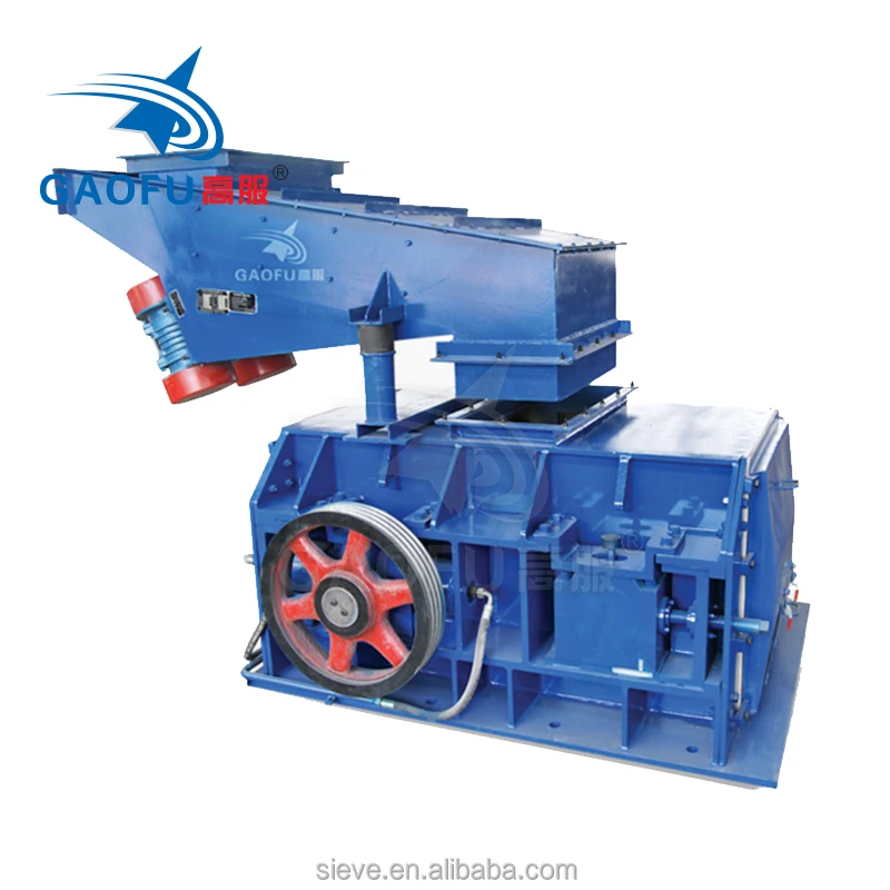 
salt roller mill and screener machine for salt production line 