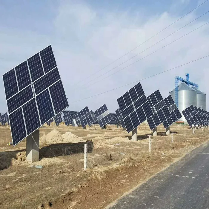 Two axis smart solar tracking system solar tracker ground mount pv tracking systems