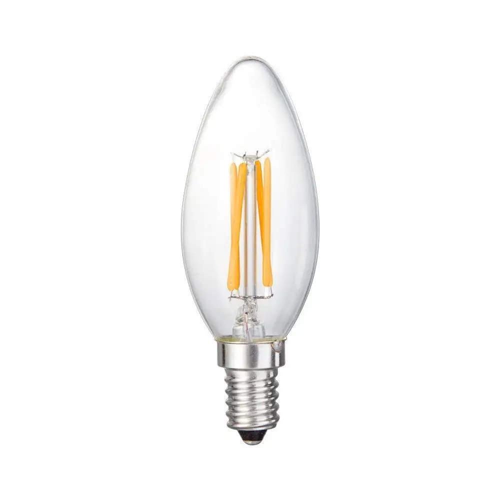 AC/DC 12V LED Candle Filament Bulb Dimmable 3.5W E14 12V Dimmable