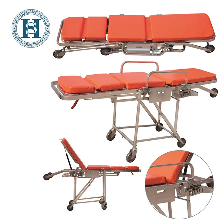 
HS-D002 ambulance trolley bed 