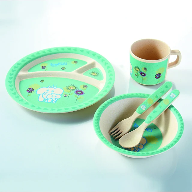 bio dinnerware harmonia spain bamboo dinner set eco kids tableware