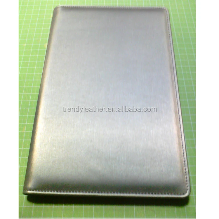 Customized Silk screen print leather restaurant bill holder