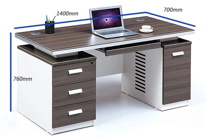 Угловой стол для дома и офиса, деревянный верх, орех