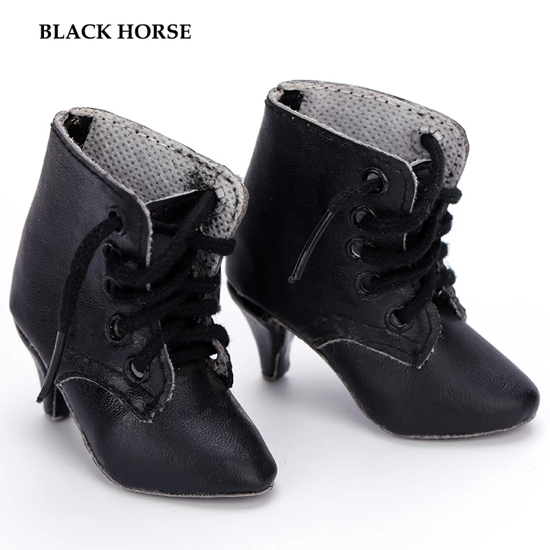 black doll high heel shoes for bjd doll blythe Dollfie LUTS CUITE