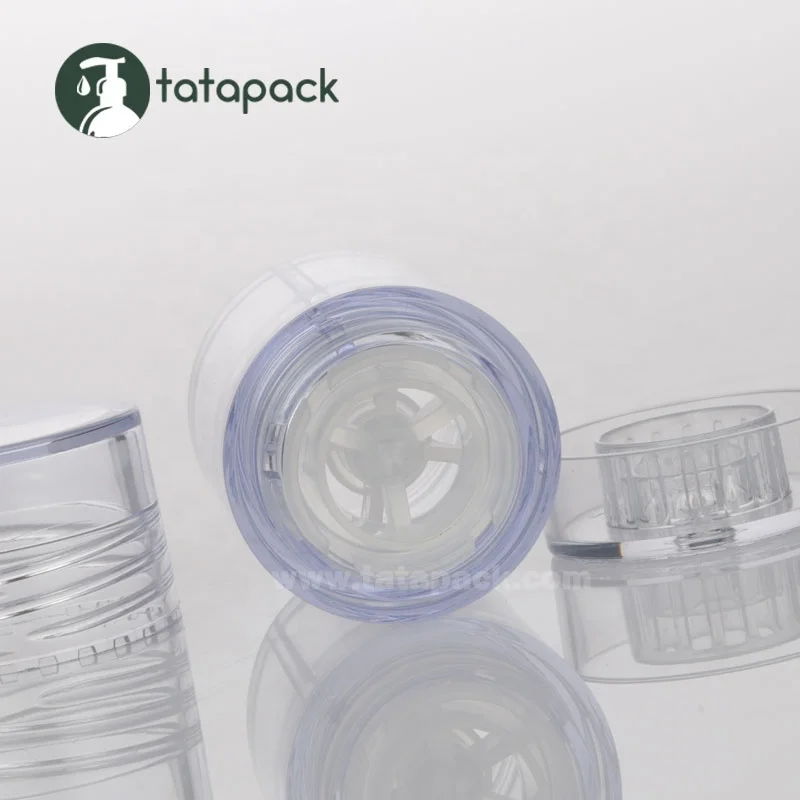 
0.5oz Empty Transparent Deodorant Stick Container 15ml Plastic Cosmetic Bottles for Lotion Stick, Lipstick Tube, Lip Balm Tubes 