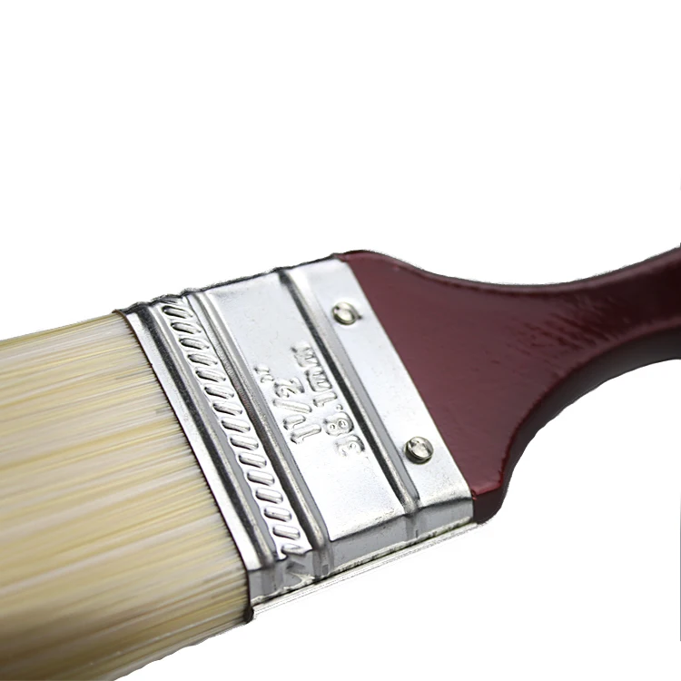 Yep Low Cost Cheap Red Wooden Handle Paint Brush Feather Paint Brush
