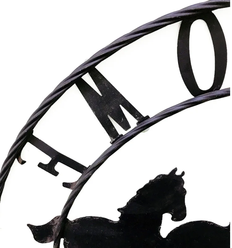 
Wall metal decor horse stars welcome sign wall hangings for home decor 