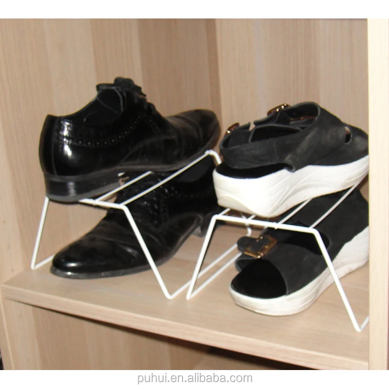 space saving cabinet shoes metal wire storage holder from china factory