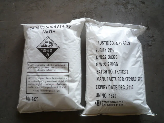 
99% Caustic Soda ,Sodium Hydroxide pearl / flakes -- SGS inspection 