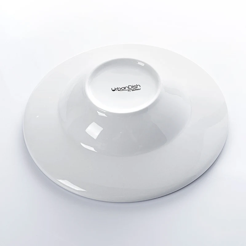 Manufacturer Wholesale Low Price Hotel Restaurant White 8.75 Inch Ceramic Porcelain Pasta Bowl>