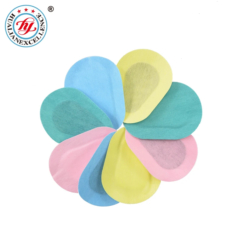 Manufacturer disposable Hypoallergenic adhesive lazy eye patch colorful eye bandaid with CE ISO13485