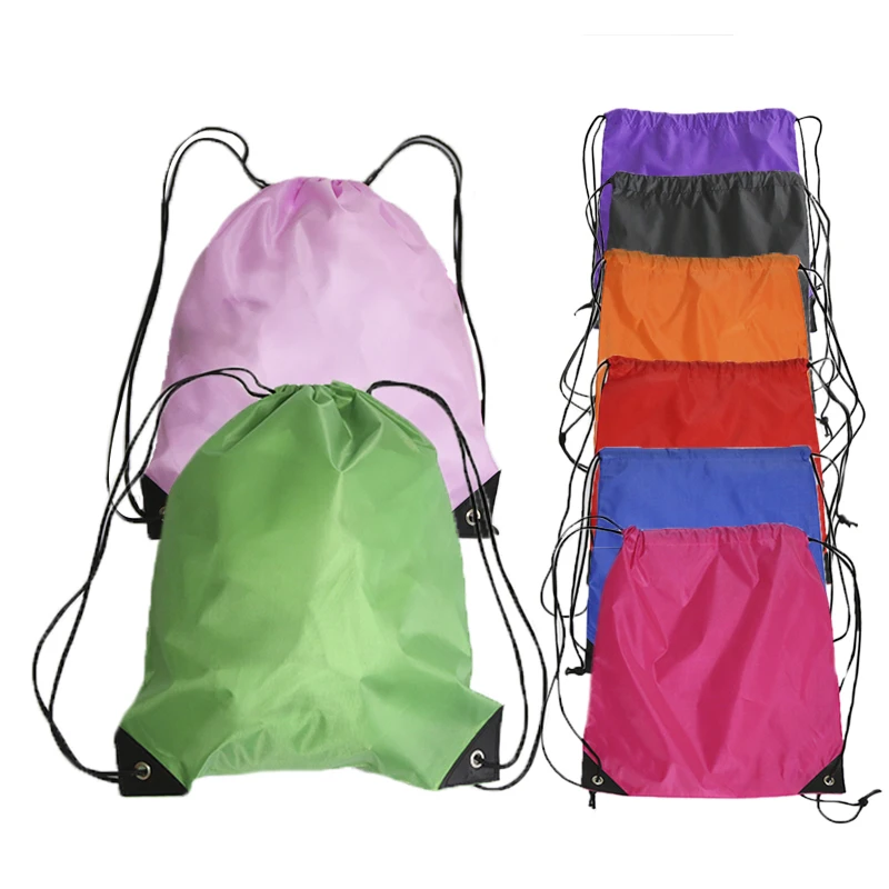 
Custom Print Logo Promotion Gifts Bag Waterproof Drawstring Backpack Wholesale Cheap 210d Polyester Drawstring Bag 