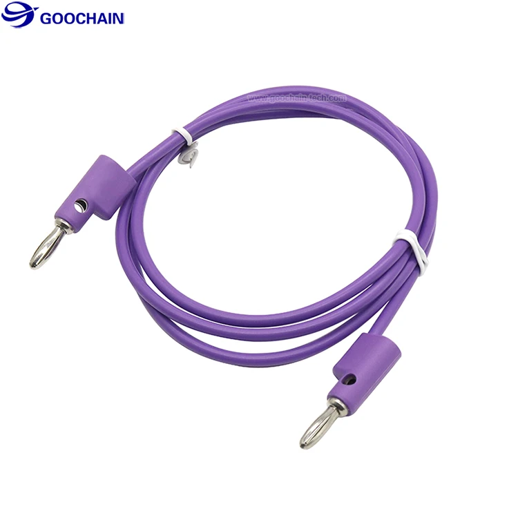 100cm 4mm stackable banana plug testing cable