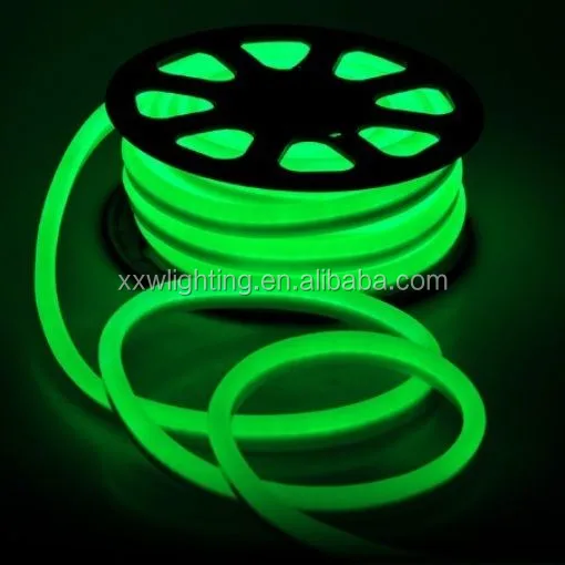 Ultra bright white PVC 220V flexible LED rope light for outdoor decoration