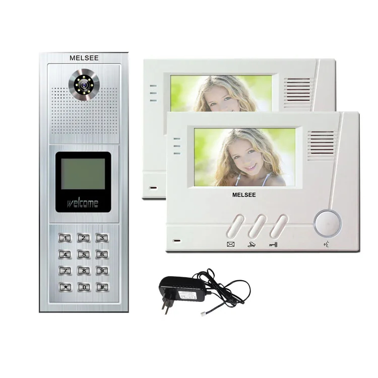 Melsee video door phone electric doorbell intercom wire camera intercom
