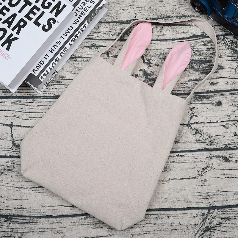 Cute wholesale fashion holiday gift easter bunny tote bag