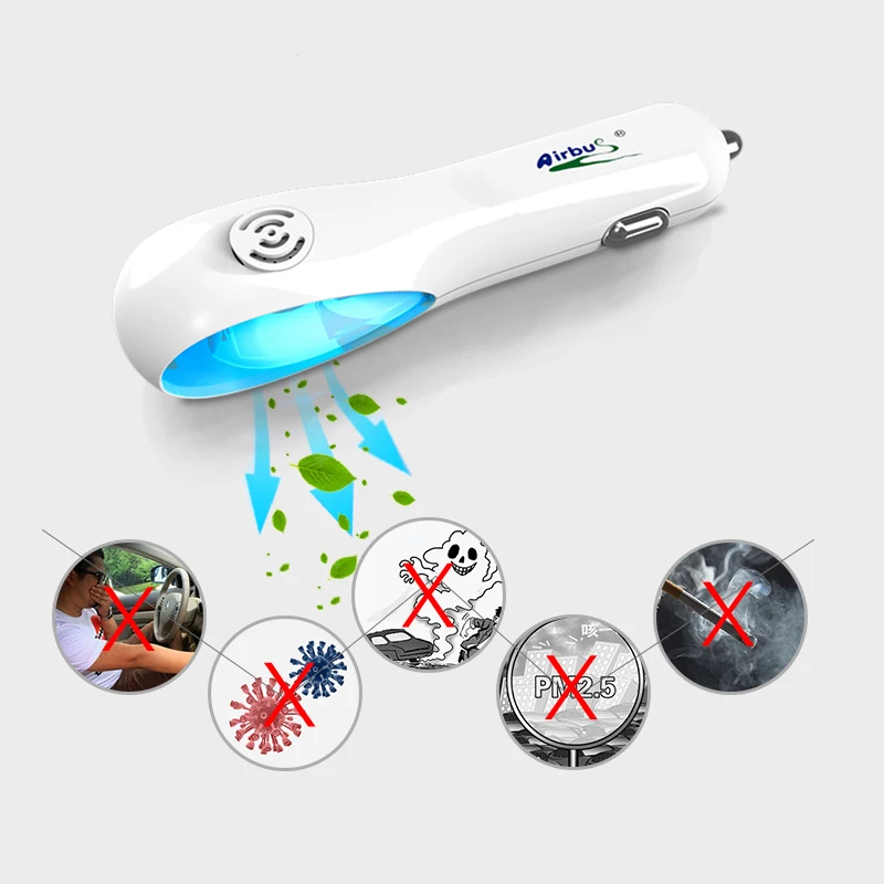 Car Ionizer Air Purifier Remove Smoke And Bad Odors Available For car