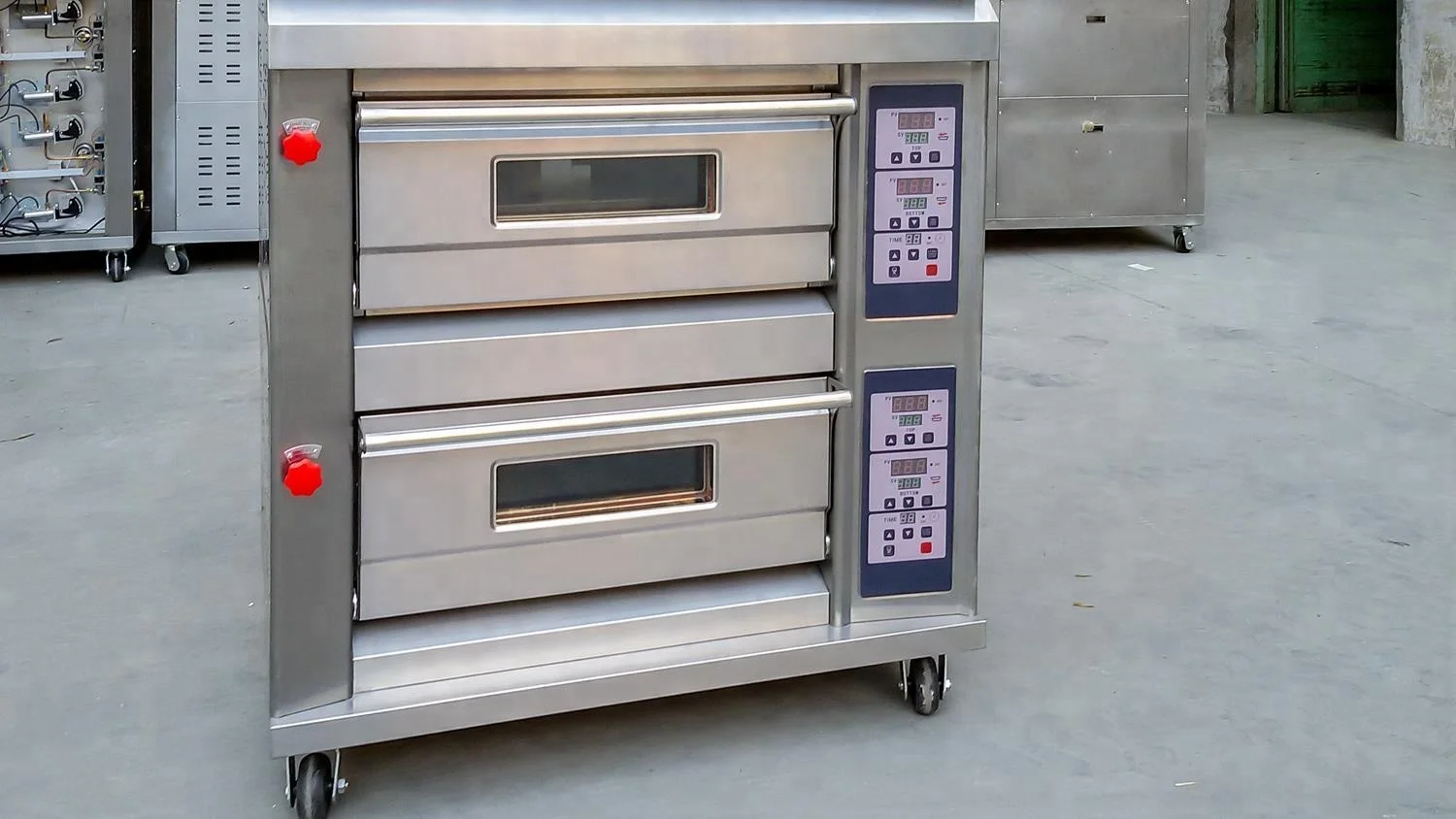 TT-O39C 2 Deck 4 Trays CE Electric French Baguette Bread Bakery Oven