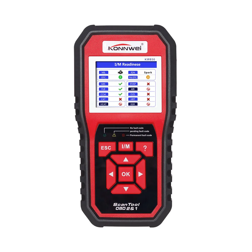 OBD2 Auto Diagnostic Scanner KONNWEI KW850 Full Function Car Diagnosis Tool Universal OBD2 Engine Code Reader