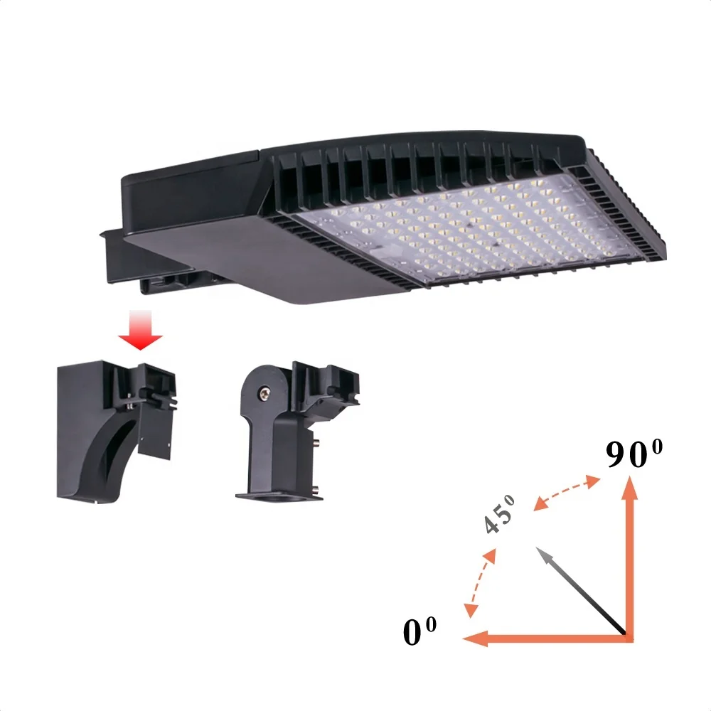 ENEC outdoor ip65 parking lot street light 240w 150w led pole light fixtures