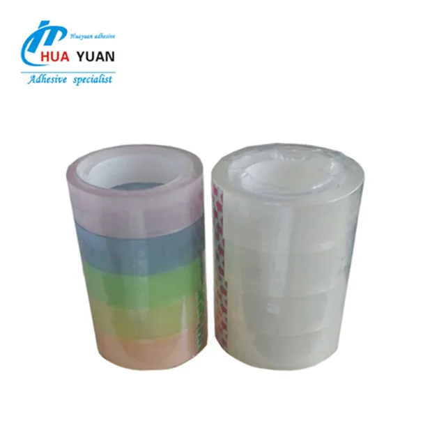 Free Sample transparent BOPP film material high adhesion printable OPP packing tapes for carton sealing