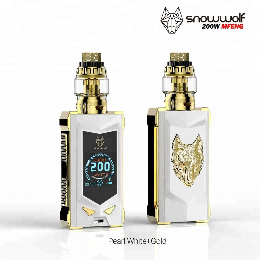  Фабричная розетка в наличии! SIGELEI SNOWWOLF mfeng набор 200 Вт электронная сигарета вейп мод бокс моды