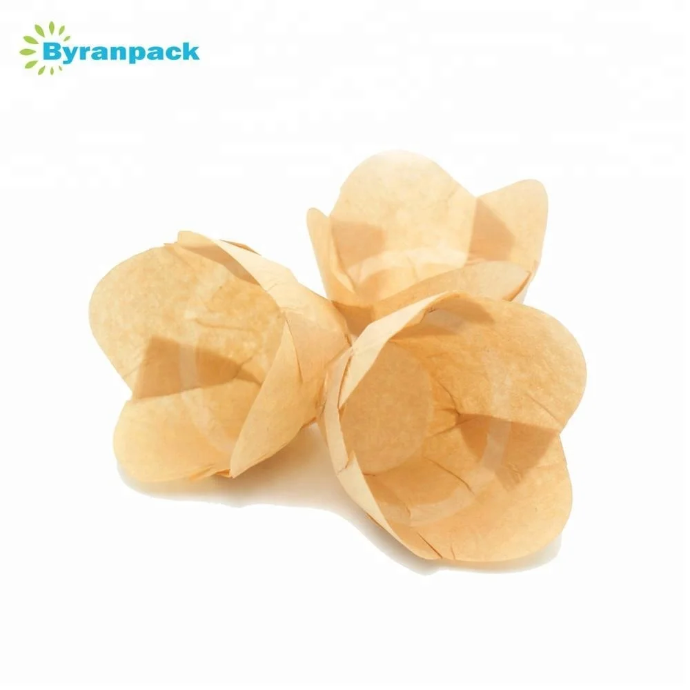 Original color factory outlet greaseproof paper lotus cupcake liners
