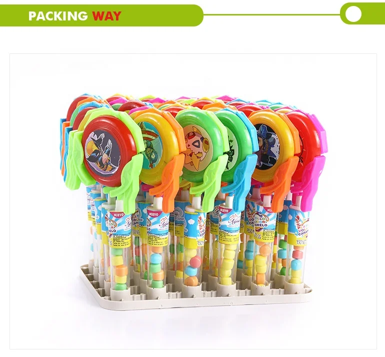 chinese hard candy interesting UFO model plastic flying toy candy for kids