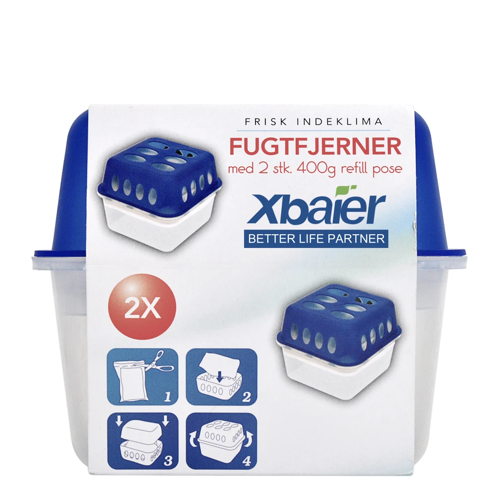 Wholesale Eco odor Dehumidifier Granules Refill Bag Moisture Absorber Box